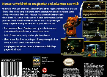 Pagemaster, The (USA) (Beta 1) box cover back